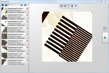 Precise and Rapid 3D Stitching of Topographical Images Using topoStitch Software