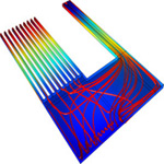 Electro-osmotic Micropump for Microfluidics from Comsol