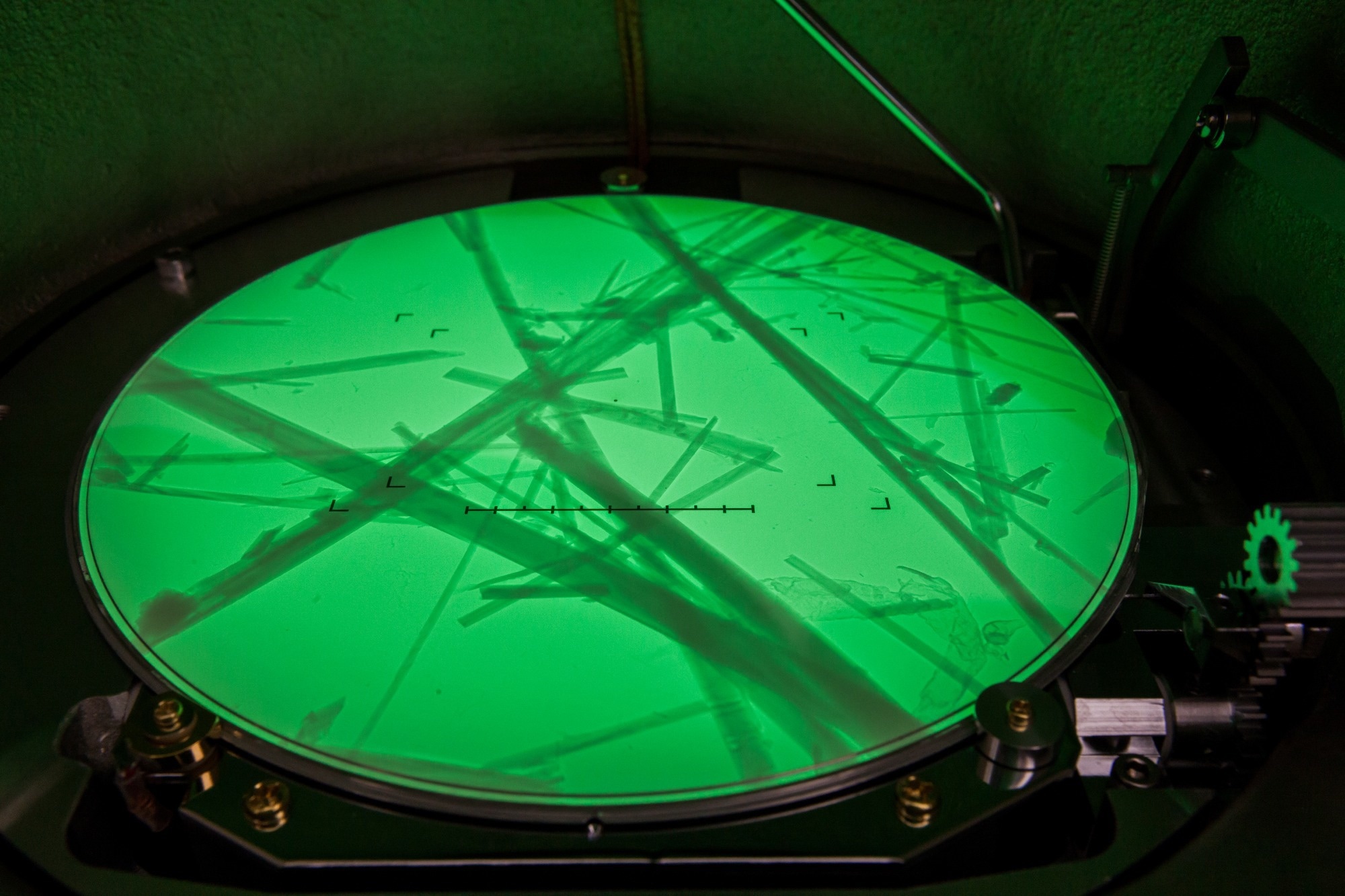 TEM system under UV.