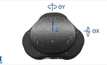 Z-Tip-Tilt Nanopositioning Stage boasts 250mm Diameter, 60mm Height