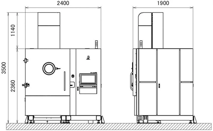 Electron Beam Metal Additive Manufacturing Machine for 3D Printing