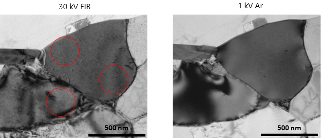 Specimen: Aluminum; Observation: HF-3300 cold FE-TEM (Accelerating voltage: 300 kV).