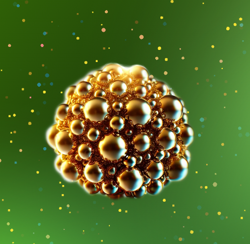 a representation of nanogold