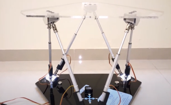 6-DOF Platform Stabilization with Gyroscope and Matlab Programmable Hexapod Stewart Platform