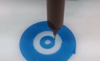 3D Printing Demo with XYZ Gantry System and Dispenser- Coordinated Multi-Axis Motion